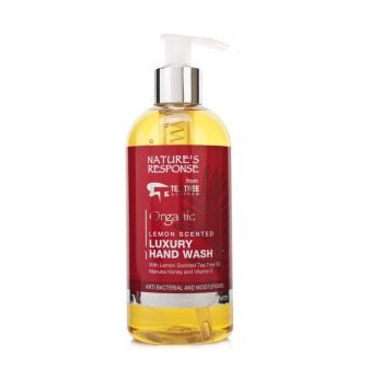 Luxury Hand Wash – Lemon Scented Tea Tree, Manuka Honey & Vit E – 300ml
