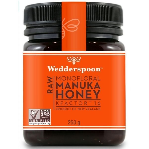 Wedderspoon RAW Manuka Honey KFactor 16+ 250g